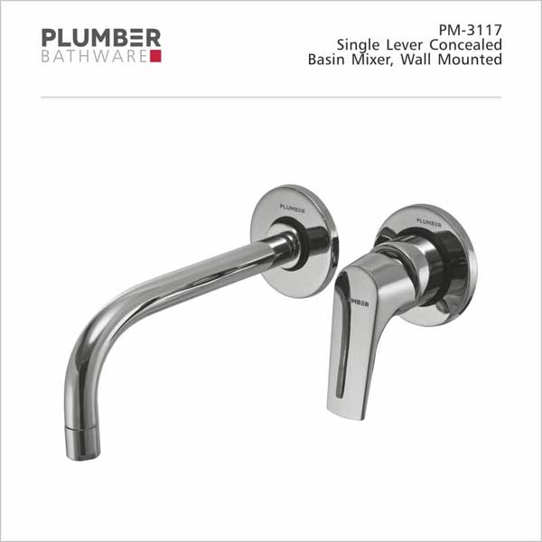Plumber - Poem Series - Single Lever Concealed Basin Mixer - PM-3117