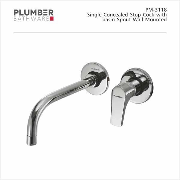 Plumber - Poem Series - Single Concealed Stop Cock - PM-3118