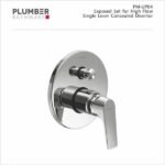 Plumber - Poem Series - Exposed Set for High Flow Single Lever Divertor - PM-UP04