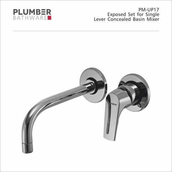 Plumber - Poem Series - Exposed Set for Single Lever Mixer - PM-UP17