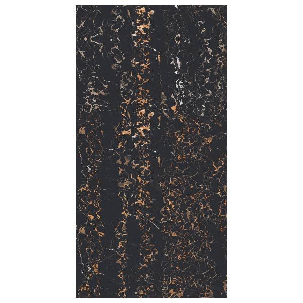 NARMADA - Multipurpose Solid Surface - Portoro Brown - 800 x 2400 mm