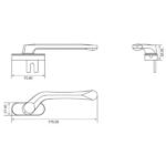 Multi-Point Heavy Cremone Handle - PSHF011 - Image 2