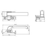 Casement Window Single Point Locking Handle - PSR012 - Image 2