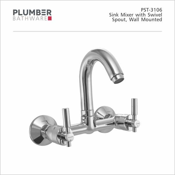 Plumber - Pristine Series - Single Lever Sink Mixer - PST-3106