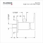 Plumber - Prive Series - Angle Cock - PV 2105 - Image 2