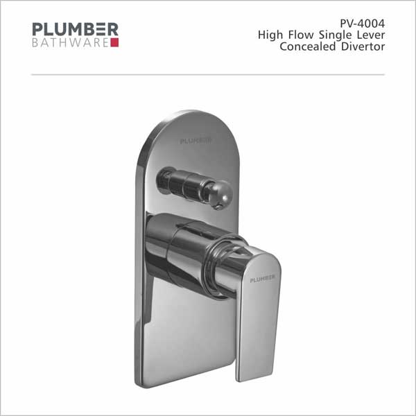 Plumber - Prive Series - High Flow Single Lever Concealed Divertor - PV-4004