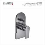 Plumber - Prive Series - Exposed Set for High Flow Single Lever Divertor - PV-UP04
