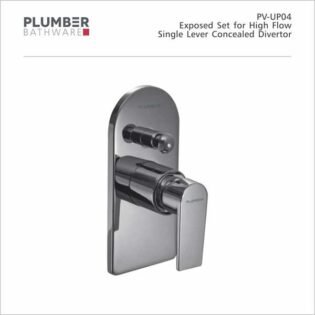 Plumber - Prive Series - Exposed Set for High Flow Single Lever Divertor - PV-UP04