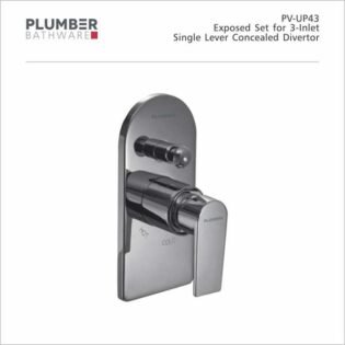 Plumber - Prive Series - Exposed Set for 3-INLET Single Lever Divertor - PV-UP43