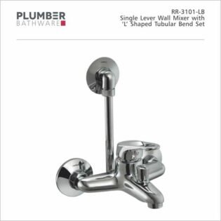 Plumber - Rover Series - Single Lever Wall Mixer with 'L' Bend - RR-3101-LB