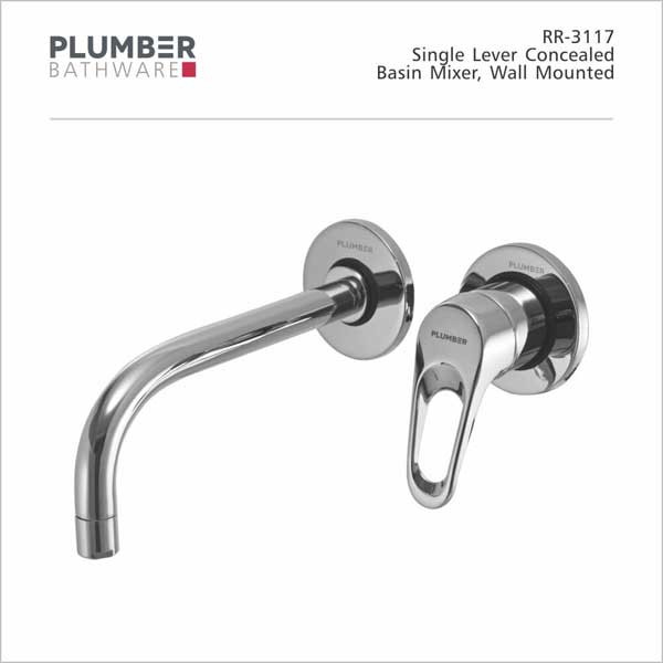Plumber - Rover Series - Single Lever Concealed Basin Mixer - RR-3117