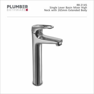 Plumber - Rover Series - Single Lever Basin Mixer High Neck - RR-3145