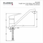 Plumber - Rover Series - Single Lever Sink Mixer - RR 3300 - Image 2