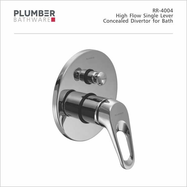 Plumber - Rover Series - High Flow Single Lever Concealed Divertor - RR-4004