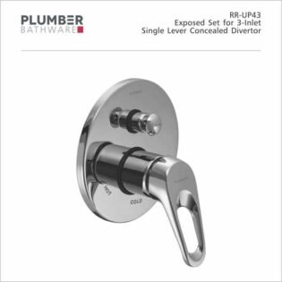 Plumber - Rover Series - Exposed Set for 3-INLET Single Lever Divertor - RR-UP43