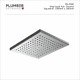 Plumber - Rain Shower - Overhead Rain Shower - Square-8 - RS-2000