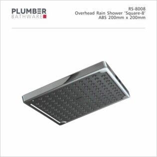 Plumber - Rain Shower - Overhead Rain Shower - Square-8 - RS-8008