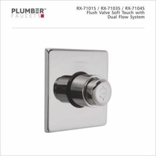 Plumber - Universal Items - Flush Valve Square 25mm - RX-7103S