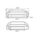 Concealed Sliding Window Lock Handle - SHH195 - 195 mm - Image 2