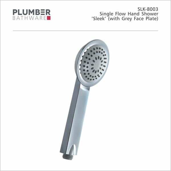 Plumber - Shower - Single Flow Hand Shower - Sleek - SLK-8003