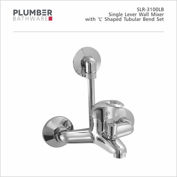 Plumber - Stellar Pro Series - Single Lever Wall Mixer 'L' Bend - SLR-3100L