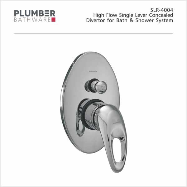 Plumber - Stellar Series - High Flow Single Lever Concealed Divertor - SLR-4004