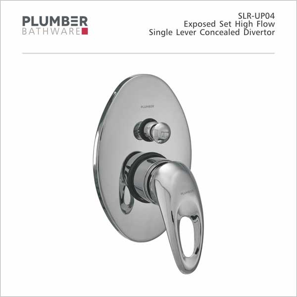 Plumber - Stellar Series - Exposed Set for High Flow Single Lever Divertor - SLR-UP04