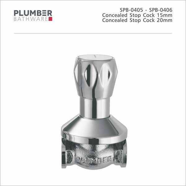 Plumber - Superb Series - Concealed Stop Cock - SPB-0405