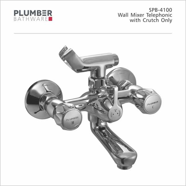 Plumber - Superb Series - Wall Mixer Telephonic - SPB-4100