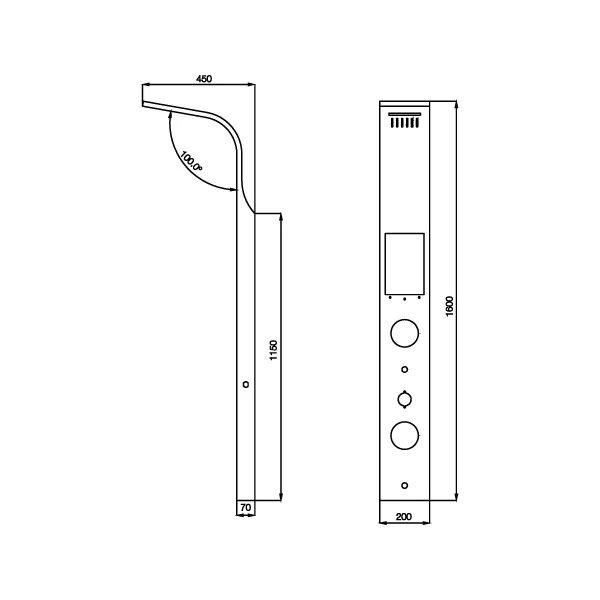 Jaquar - Shower Panel - Selfy - ST88158B