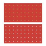 Unique Decorative - Square Series - RED - 300 x 600 mm