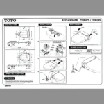 TOTO - ECOWASHER - TCW07S - Toilet Seat Cover - Image 3