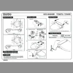 TOTO - ECOWASHER - TCW08S - Toilet Seat Cover - Image 3