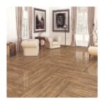 NARMADA - High Gloss - Travertine Brown - 600 x 1200 mm - Image 2