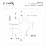 Plumber - Universal Items - 3-Way Divertor - TWD 003 - Image 2