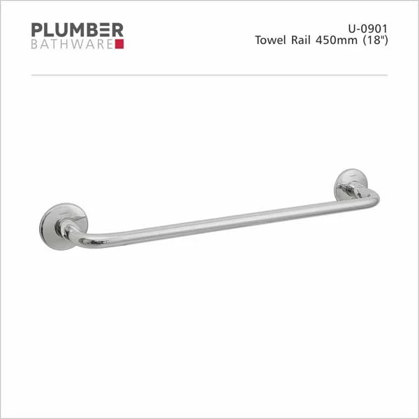 Plumber - Universal Accessories - Towel Rail 450mm - U-0901