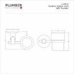 Plumber - Universal Accessories - Tumbler Holder ABS - U 0914 - Image 2