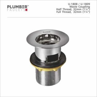 Plumber - Universal Items - Waste Coupling Half Thread 32mm - U-1808