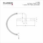 Plumber - Bidet Spray - Jet Spray Multi - U 1905 - Image 2