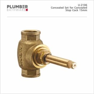 Plumber - Concealed Set - Concealed Stop Cock 15mm - U-2106
