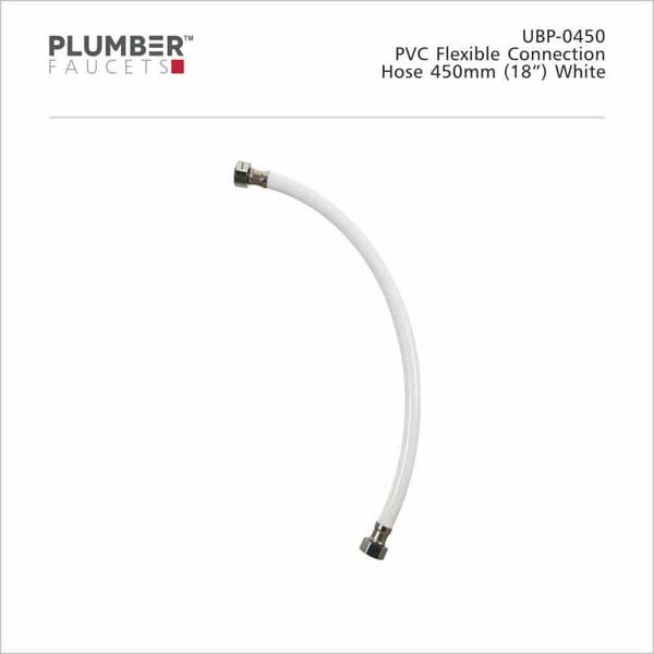 Plumber - Universal Items - PVC Flexible Connection Hose 450mm - UBP-0450