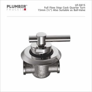 Plumber - Universal Items - Full Flow Stop Cock 15mm - UF-0415