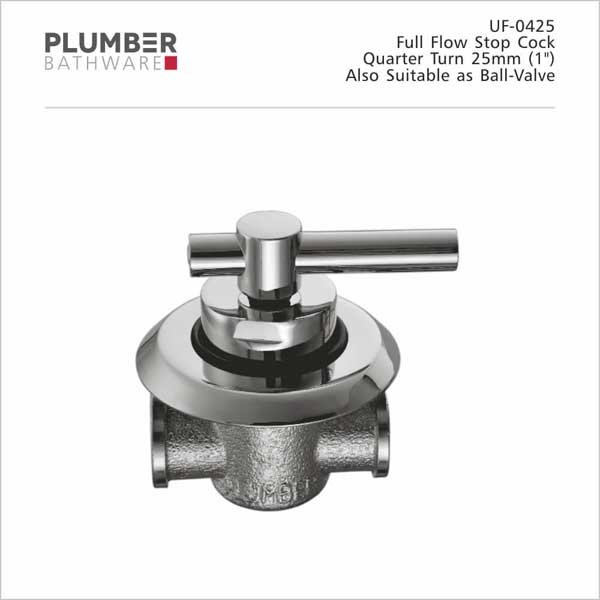 Plumber - Universal Items - Full Flow Stop Cock 25mm - UF-0425