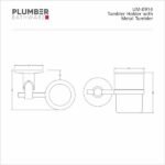 Plumber - Universal Accessories - Tumbler Holder Metal - UM 0914 - Image 2
