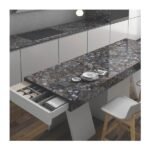 NARMADA - Multipurpose Solid Surface - Unique Negro - 800 x 2400 mm