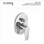 Plumber - Aura Series - Exposed Set for High Flow Single Lever Divertor - ARA-UP04