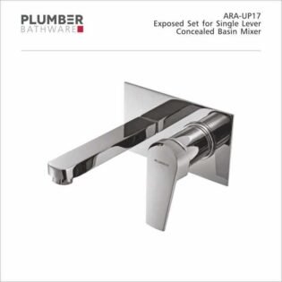 Plumber - Aura Series - Exposed Set for Single Lever Basin Mixer - ARA-UP17