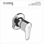 Plumber - Aura Series - Exposed set for Concealed Stop Cock - ARA-UPC
