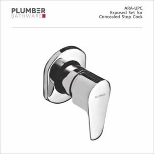 Plumber - Aura Series - Exposed set for Concealed Stop Cock - ARA-UPC