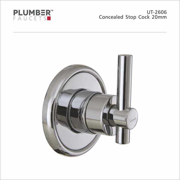 Plumber - Ultra Series - Concealed Stop Cock 20mm - UT-2606